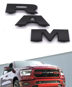 1x OEM RAM Grille Emblem Front Badge fits 2019 -2024 RAM 1500 Black